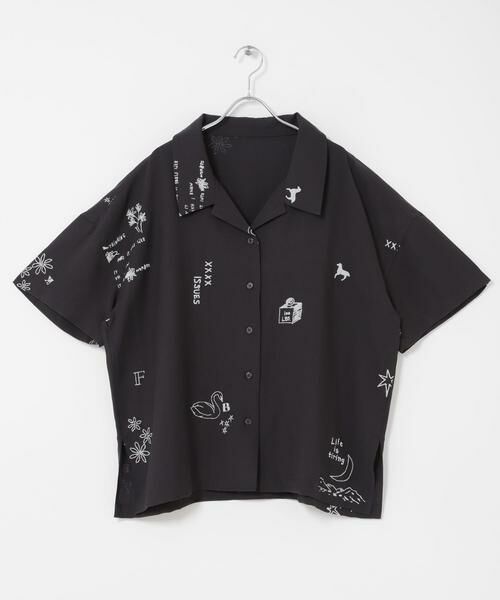 KBF / ケービーエフ シャツ・ブラウス | TATTOOオーバーシャツ | 詳細25