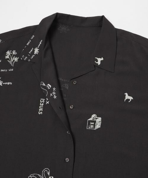 KBF / ケービーエフ シャツ・ブラウス | TATTOOオーバーシャツ | 詳細26