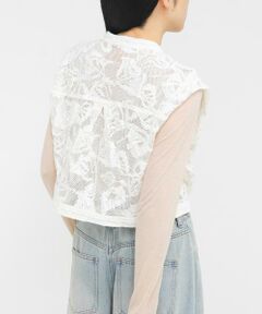 KBF / ケービーエフ シャツ・ブラウス | バテンレースコンパクトシャツ