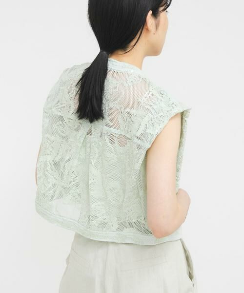 KBF / ケービーエフ シャツ・ブラウス | バテンレースコンパクトシャツ | 詳細3