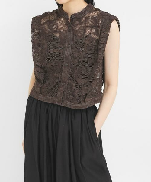 KBF / ケービーエフ シャツ・ブラウス | バテンレースコンパクトシャツ | 詳細12