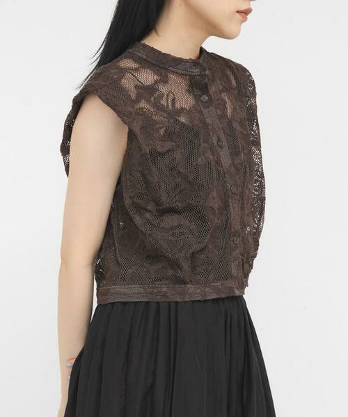 KBF / ケービーエフ シャツ・ブラウス | バテンレースコンパクトシャツ | 詳細13