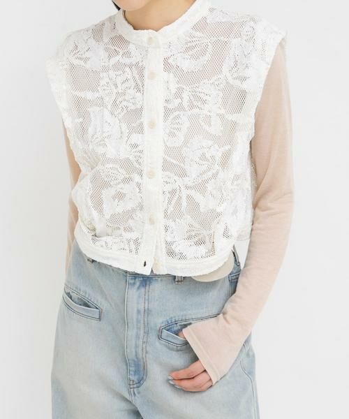 KBF / ケービーエフ シャツ・ブラウス | バテンレースコンパクトシャツ | 詳細21