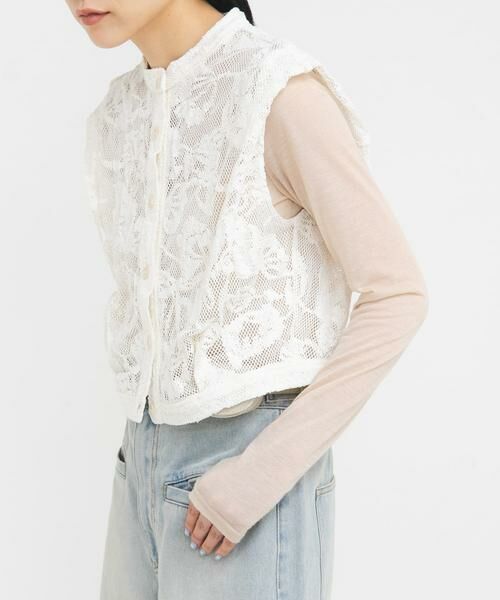 KBF / ケービーエフ シャツ・ブラウス | バテンレースコンパクトシャツ | 詳細22