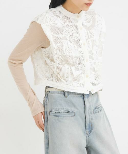 KBF / ケービーエフ シャツ・ブラウス | バテンレースコンパクトシャツ | 詳細23