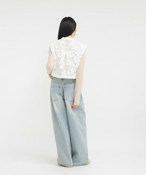 KBF / ケービーエフ シャツ・ブラウス | バテンレースコンパクトシャツ | 詳細26