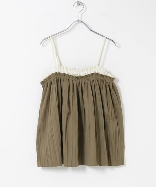 KBF / ケービーエフ その他トップス | バイカラークリンクルビスチェ | 詳細7