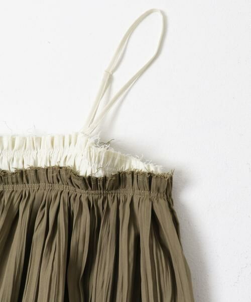 KBF / ケービーエフ その他トップス | バイカラークリンクルビスチェ | 詳細8