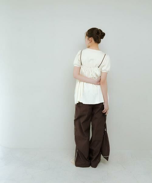 KBF / ケービーエフ その他トップス | バイカラークリンクルビスチェ | 詳細17