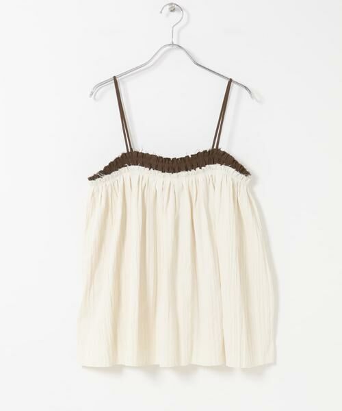 KBF / ケービーエフ その他トップス | バイカラークリンクルビスチェ | 詳細18