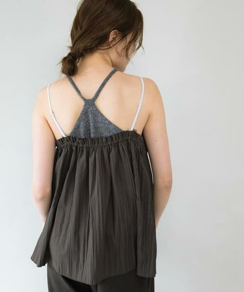 KBF / ケービーエフ その他トップス | バイカラークリンクルビスチェ | 詳細22