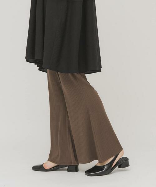 KBF / ケービーエフ その他パンツ | イージーRIBフレアパンツ | 詳細2