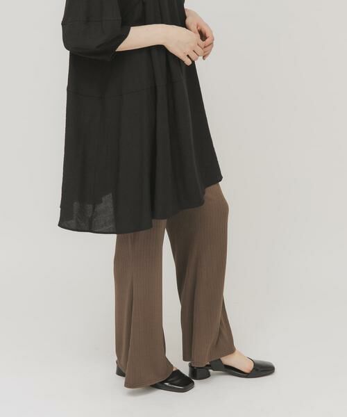 KBF / ケービーエフ その他パンツ | イージーRIBフレアパンツ | 詳細4