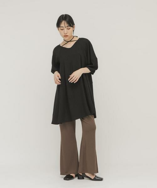 KBF / ケービーエフ その他パンツ | イージーRIBフレアパンツ | 詳細5