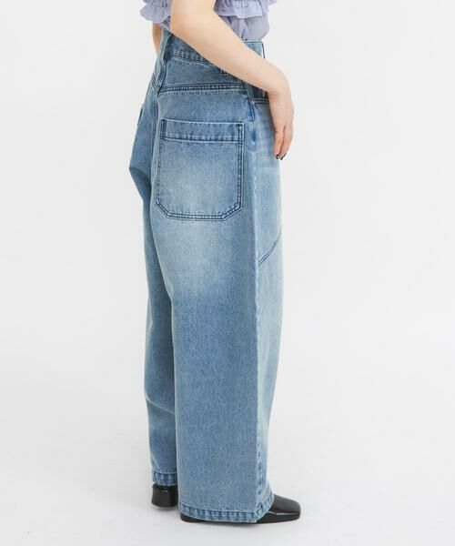 KBF / ケービーエフ デニムパンツ | シームデザインカーブデニム | 詳細4