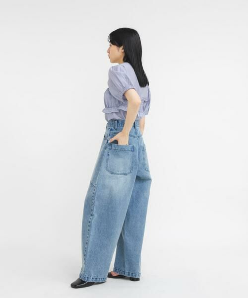 KBF / ケービーエフ デニムパンツ | シームデザインカーブデニム | 詳細6