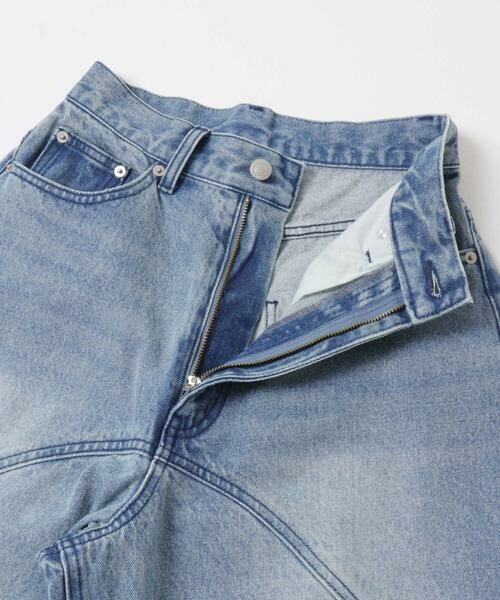 KBF / ケービーエフ デニムパンツ | シームデザインカーブデニム | 詳細9