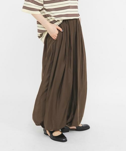 KBF / ケービーエフ その他パンツ | シアーバルーンパンツ（ブラウン）