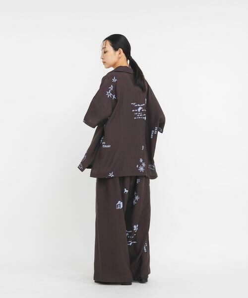 KBF / ケービーエフ その他パンツ | TATTOOワイドイージーパンツ | 詳細7