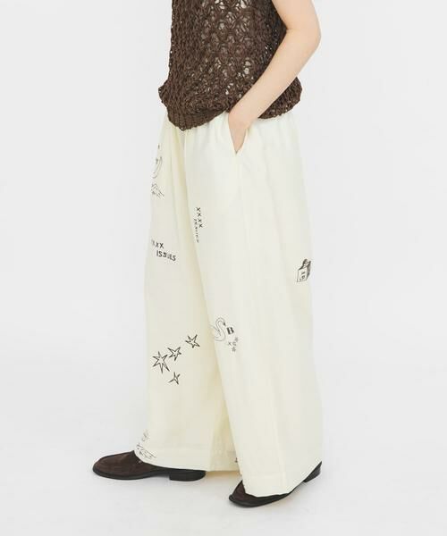 KBF / ケービーエフ その他パンツ | TATTOOワイドイージーパンツ | 詳細12