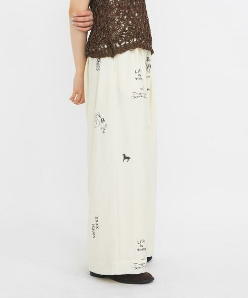 KBF / ケービーエフ その他パンツ | TATTOOワイドイージーパンツ | 詳細13