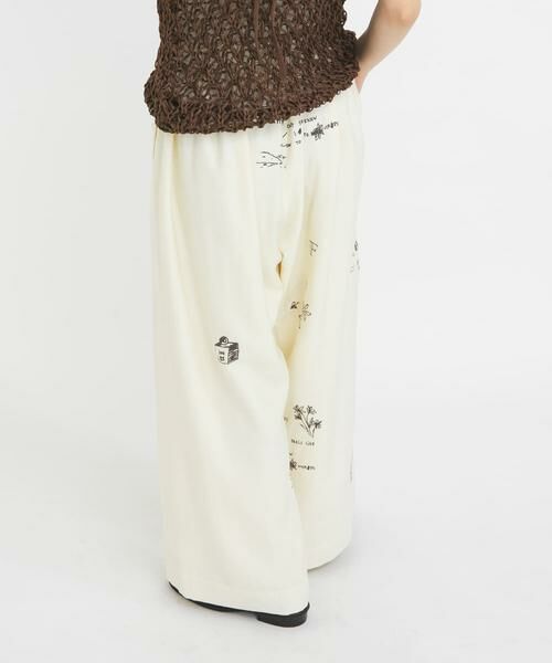 KBF / ケービーエフ その他パンツ | TATTOOワイドイージーパンツ | 詳細14