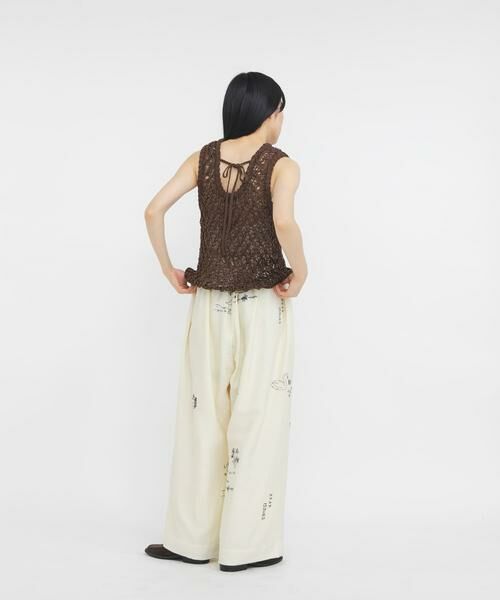 KBF / ケービーエフ その他パンツ | TATTOOワイドイージーパンツ | 詳細17