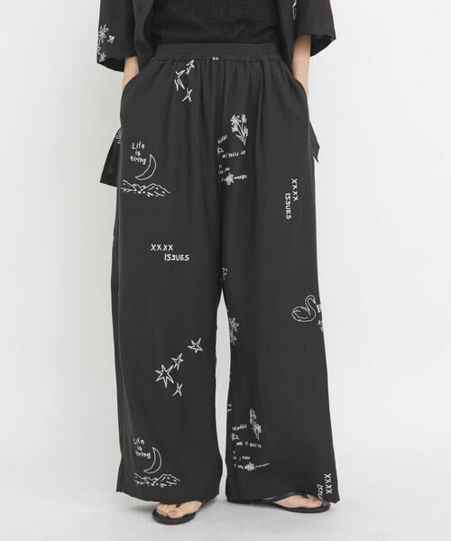 KBF / ケービーエフ その他パンツ | TATTOOワイドイージーパンツ | 詳細21