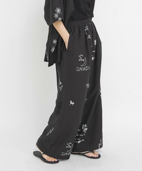 KBF / ケービーエフ その他パンツ | TATTOOワイドイージーパンツ | 詳細22