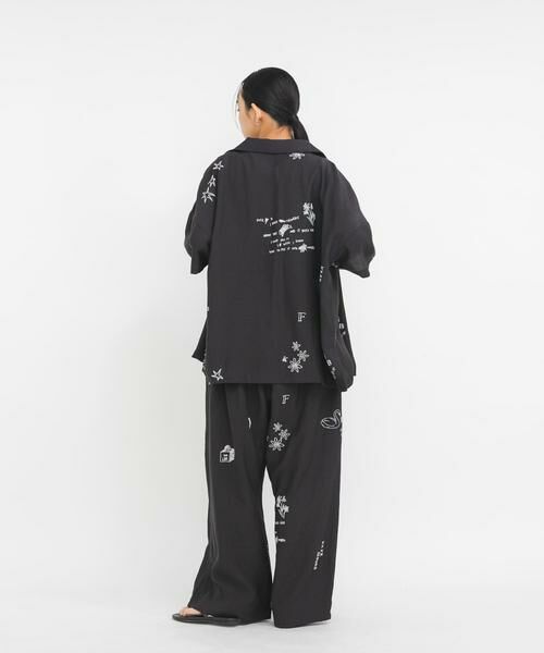 KBF / ケービーエフ その他パンツ | TATTOOワイドイージーパンツ | 詳細25