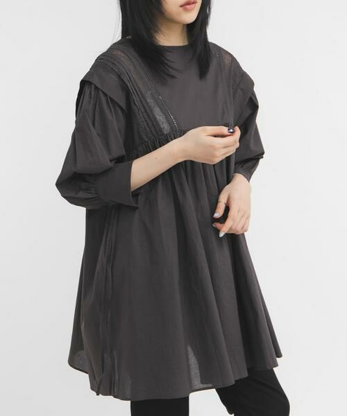 KBF / ケービーエフ ワンピース | 2WAYレースドッキングミニワンピース | 詳細23