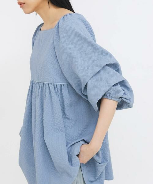 KBF / ケービーエフ ワンピース | タックスリーブミニワンピース | 詳細2