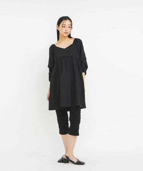 KBF / ケービーエフ ワンピース | タックスリーブミニワンピース | 詳細25