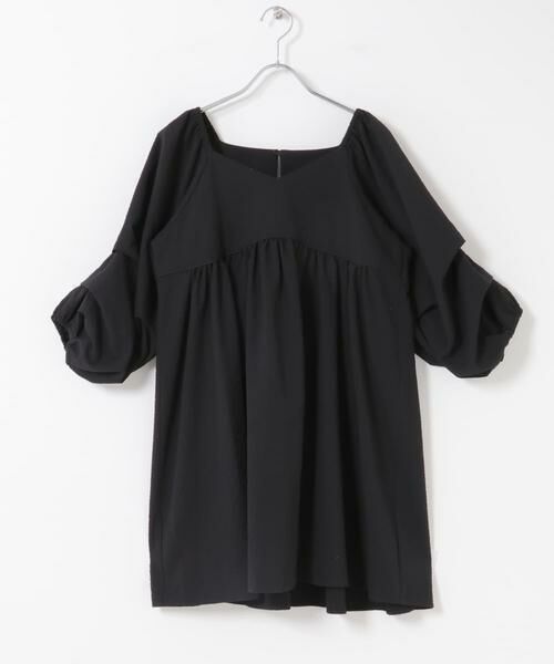 KBF / ケービーエフ ワンピース | タックスリーブミニワンピース | 詳細28