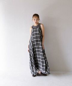 KBF / ケービーエフ ワンピース | チェックプリーツキャミワンピース