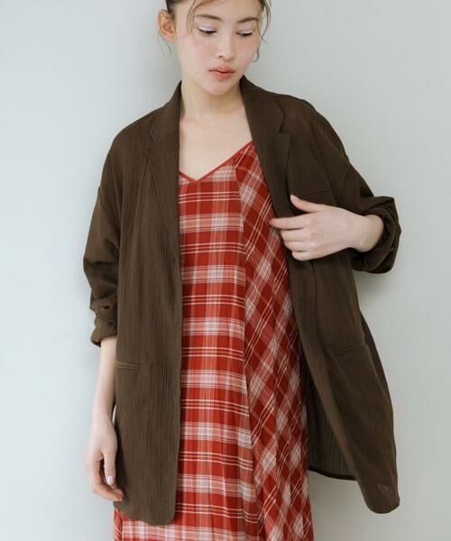 KBF / ケービーエフ ワンピース | チェックプリーツキャミワンピース | 詳細2