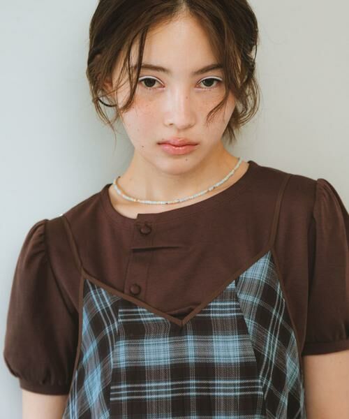 KBF / ケービーエフ ワンピース | チェックプリーツキャミワンピース | 詳細9