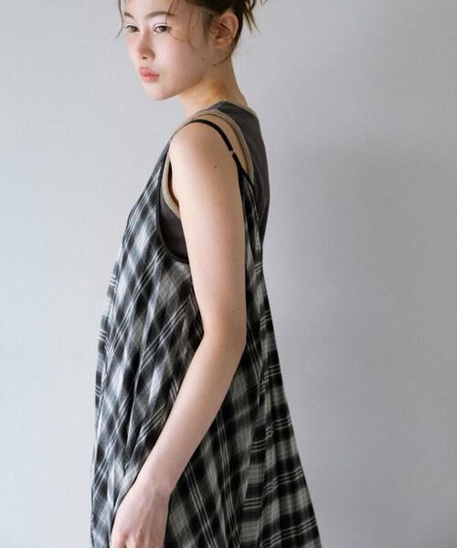 KBF / ケービーエフ ワンピース | チェックプリーツキャミワンピース | 詳細22