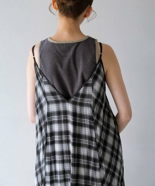 KBF / ケービーエフ ワンピース | チェックプリーツキャミワンピース | 詳細23