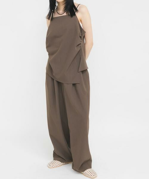 KBF / ケービーエフ セットアップ | ドレープキャミソールSETパンツ | 詳細4