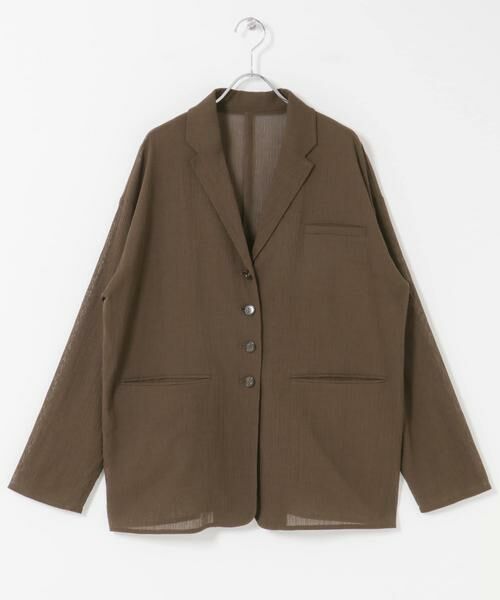 KBF / ケービーエフ その他アウター | シアーライトテーラードジャケット | 詳細7