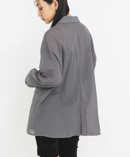 KBF / ケービーエフ その他アウター | シアーライトテーラードジャケット | 詳細11