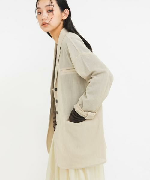 KBF / ケービーエフ その他アウター | シアーライトテーラードジャケット | 詳細23