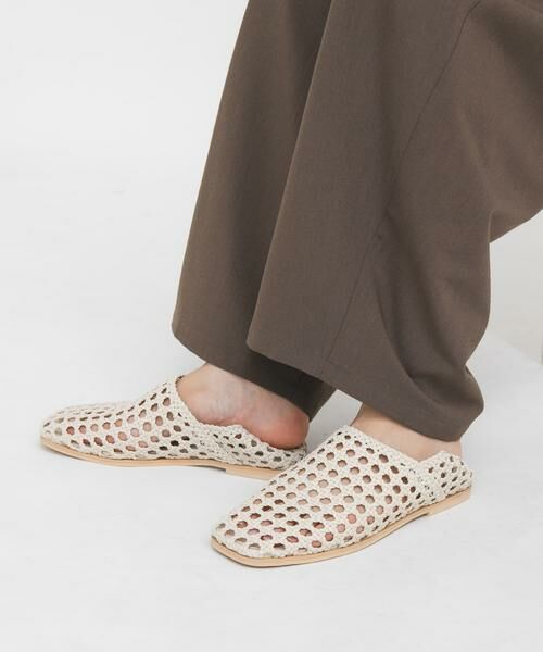 KBF / ケービーエフ サンダル | スクエアトゥメッシュシューズ | 詳細1