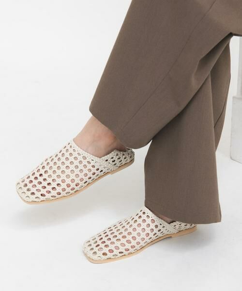 KBF / ケービーエフ サンダル | スクエアトゥメッシュシューズ | 詳細2