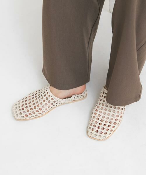 KBF / ケービーエフ サンダル | スクエアトゥメッシュシューズ | 詳細3