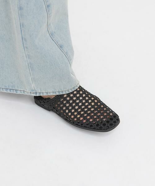 KBF / ケービーエフ サンダル | スクエアトゥメッシュシューズ | 詳細12