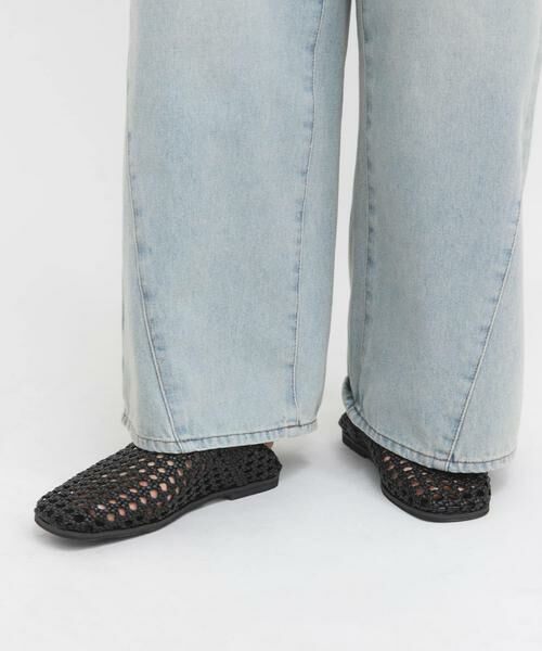 KBF / ケービーエフ サンダル | スクエアトゥメッシュシューズ | 詳細13