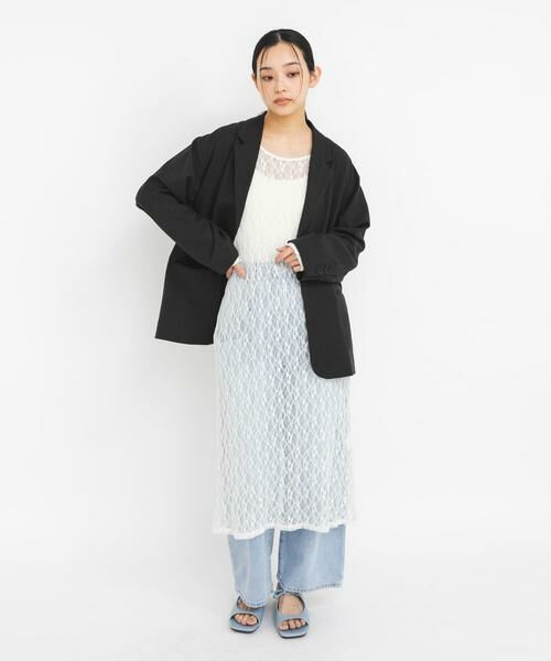 KBF / ケービーエフ サンダル | スクエアトゥリボンコンビサンダル | 詳細7