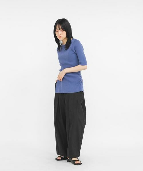 KBF / ケービーエフ サンダル | スクエアトゥリボンコンビサンダル | 詳細15